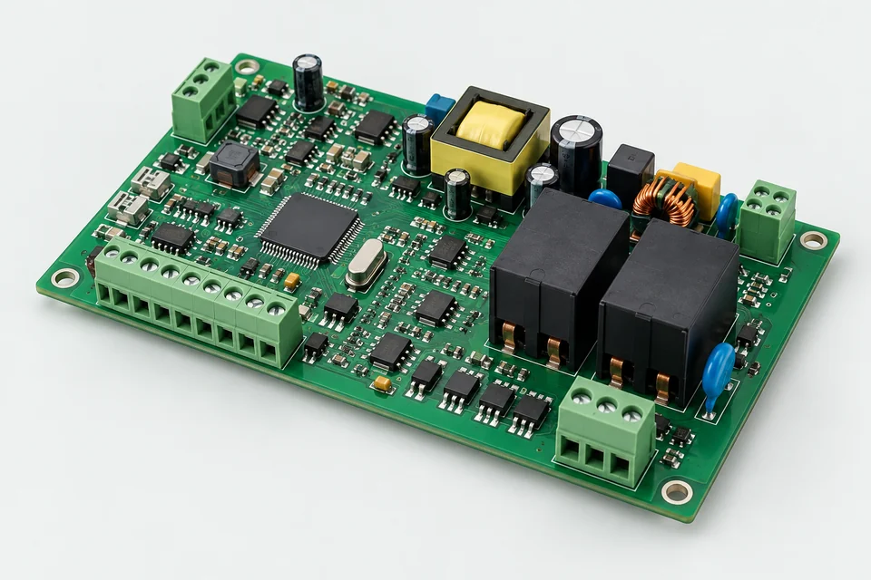 EV charging controllers — concept illustration
